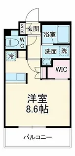 ウェルスクエア池田石橋Ⅱ【1階】の間取り