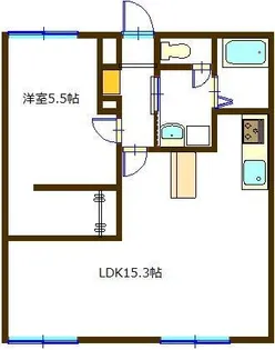 ハイツ前田(借上)【2階】の間取り