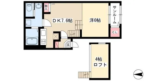 Asterism【1階】の間取り