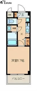 Stella【103号室】の間取り