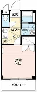 コーポ桜井B【1階】の間取り