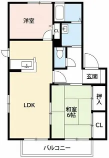 グリーンヒル二光A【1階】の間取り