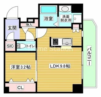 大阪府大阪市福島区海老江2丁目【マンション】の間取り