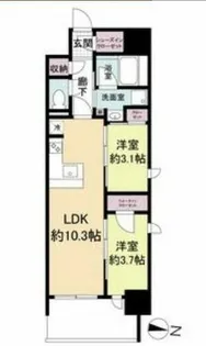 リビオメゾン新大阪【3階】の間取り