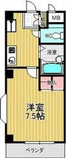 カサブランカ二村台【2階】の間取り