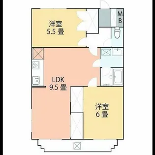 上重原Hills【305号室】の間取り