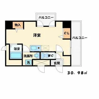 Gran Pino 桃山台【7階】の間取り