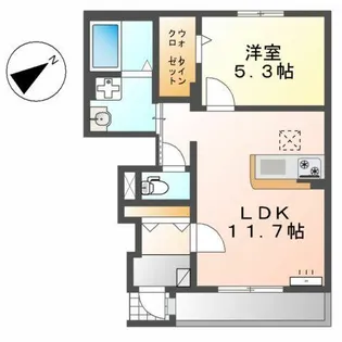 プロスパー【1階】の間取り