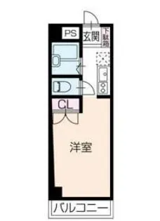 ジュネス船橋【403号室】の間取り