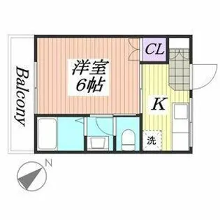 クレセール大和【1階】の間取り