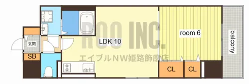 MISTRAL栗山町【206号室】の間取り