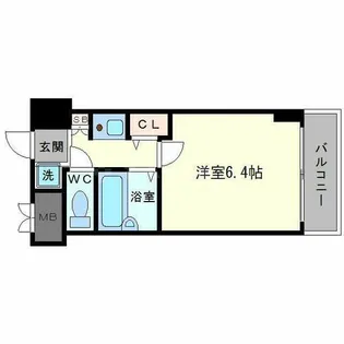 大阪府大阪市淀川区宮原1丁目【マンション】の間取り