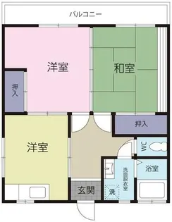 相澤コーポ【201号室】の間取り