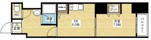 ドムス・ドイ【9階】の間取り
