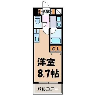 ラヴィアンローズ【9階】の間取り