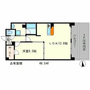 プレサンス京大前【4階】の間取り