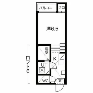 カサ・シャングリラ【101号室】の間取り