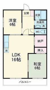寺井マンション錦【2階】の間取り