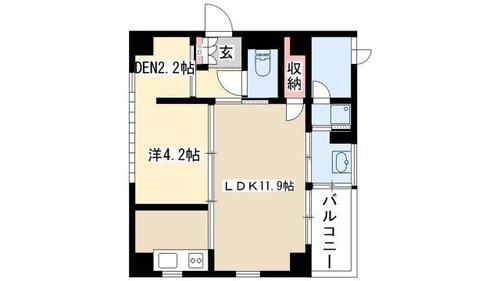 パークホームズ覚王山EAST【2階】の間取り