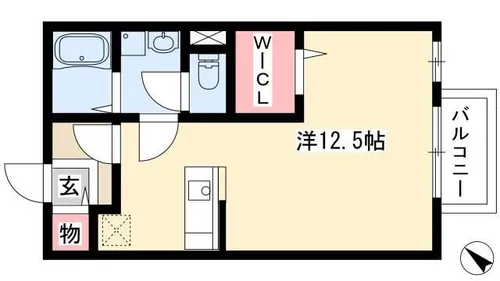 リビングタウン西枇杷島【2階】の間取り