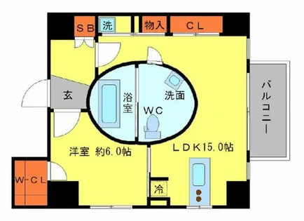 アーデン京町堀イースト【14階】の間取り