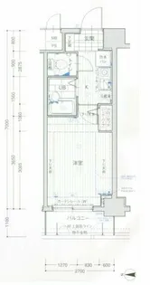 エスリード梅田東【4階】の間取り