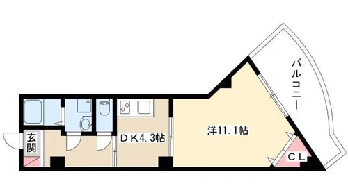 アートプレイスT2【5階】の間取り