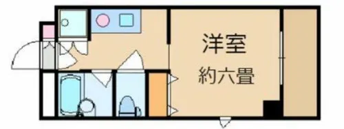 グランピア扇町【6階】の間取り