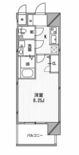 アーデン谷町【9階】の間取り