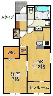 カーサ・ジール【1階】の間取り