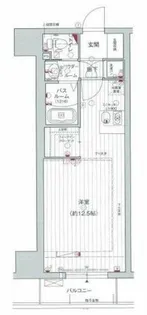 エグゼ難波東【5階】の間取り