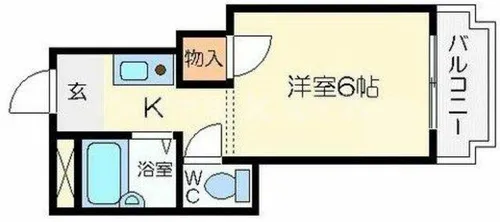 サンライフ【5階】の間取り