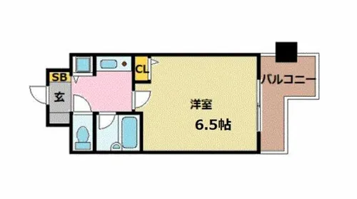 AXIS LIFE UMEDA【6階】の間取り