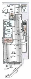 ファーストフィオーレ谷町六丁目フェリシア【15階】の間取り