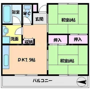 サンコーポ【3階】の間取り