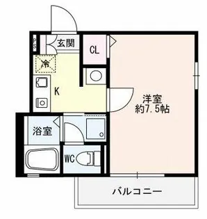 ソワサント上の丸【2階】の間取り
