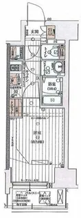 ファーストフィオーレ谷町六丁目フェリシア【8階】の間取り