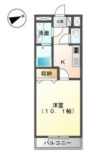 ル・ヴァンデスト【1階】の間取り