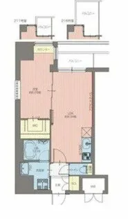 Vinoプレジオ本町【7階】の間取り