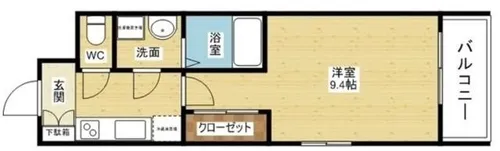 FLAT34新大阪南【6階】の間取り
