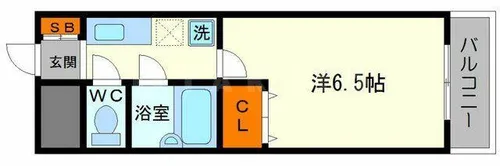 ローズコーポ新大阪8【8階】の間取り