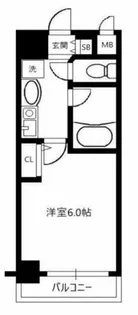 エスリード同心第3【10階】の間取り