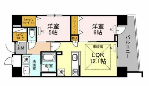 IBC Residence West【3階】の間取り