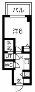 エスリード ザ・グラン天六【8階】の間取り