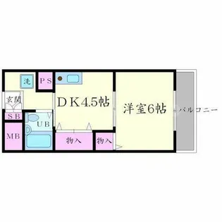 グリーンヒルII【307号室】の間取り