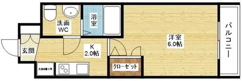 SEST新大阪【6階】の間取り