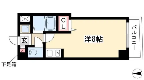 グランヴィア徳川【6階】の間取り