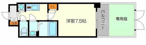 大阪府吹田市江の木町【マンション】の間取り