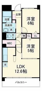 大阪府豊中市熊野町4丁目【マンション】の間取り