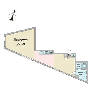 COZY岡崎柱町【0101号室】の間取り